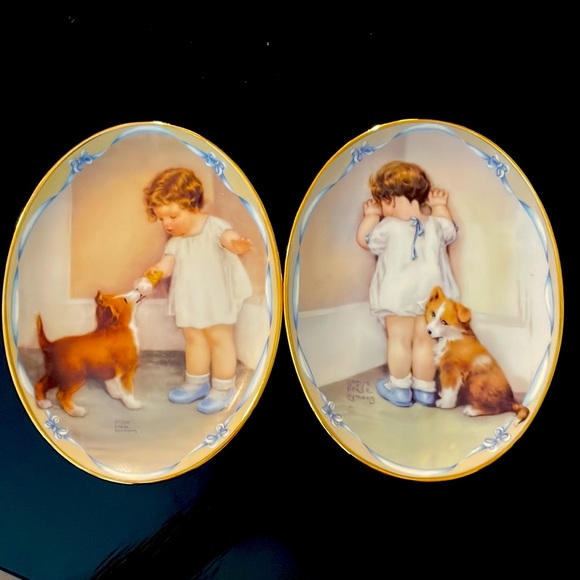 Vintage Other - Vintage Limited Edition Bessie Pease Gutmann Collector Plates